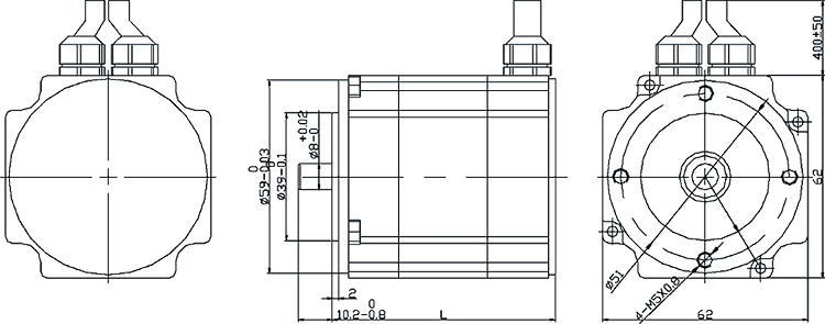 BMM-62BLDC（官网外形图）