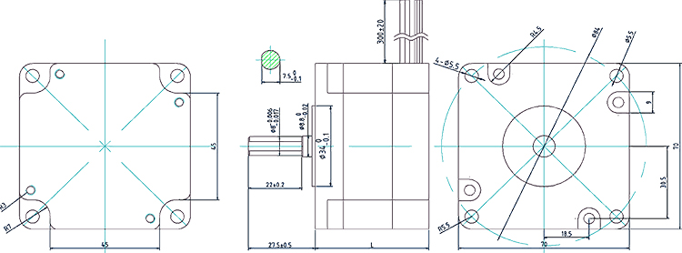 BMM-70BLDC（官网外形图）