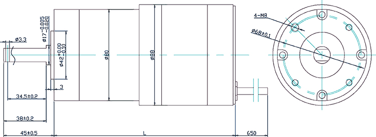 BMM-80JBX+X88BLDC（官网外形图）