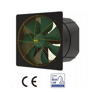 50 Inch EC Ventilation Exhaust Fan For Poultry Pig House