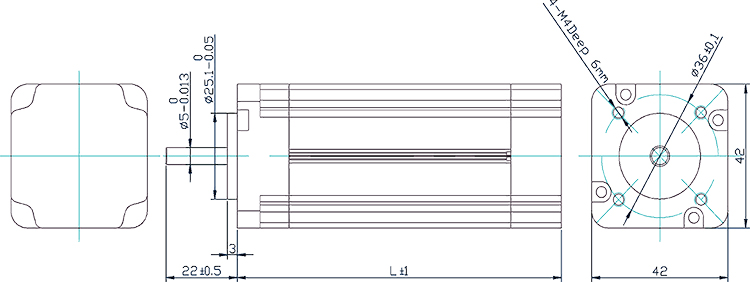 BMM-D42BLDC（官网外形图）