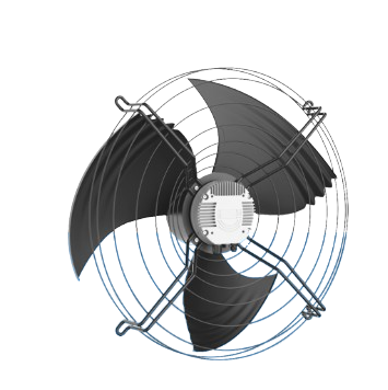 BEF-450-630 X-TBlade EC Axial Fan For HVAC