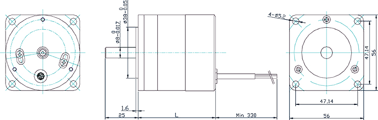 BMM-A56BLDC（官网外形图）