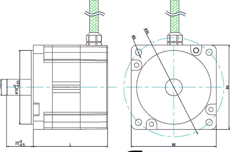 BMM-A80BLDC（官网外形图）
